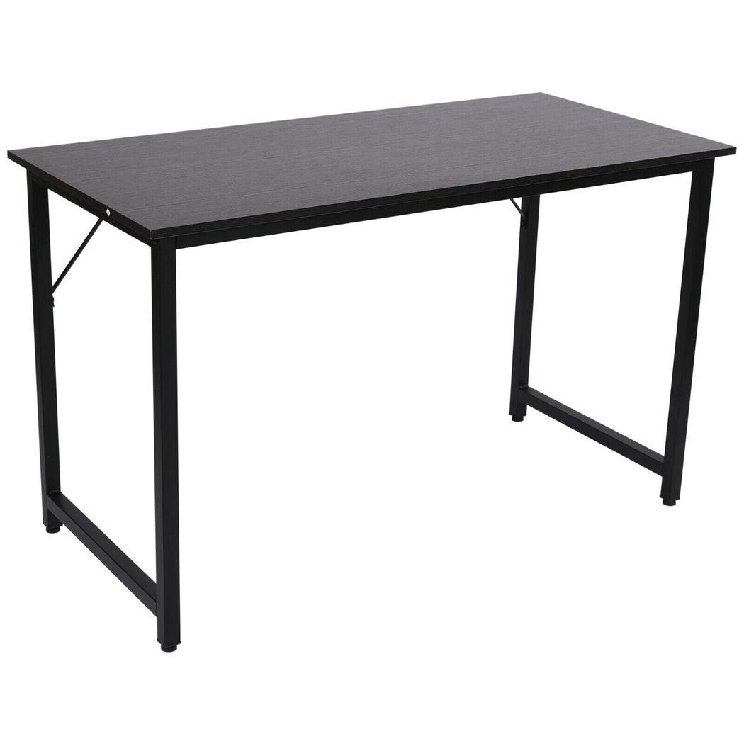 Bürotisch ARDIT, 120x60x73 cm, Metall und Holz, Schwarz